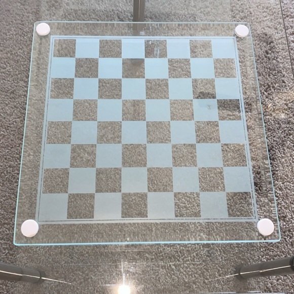 Frosted/Polished‎ Glass Chess Board